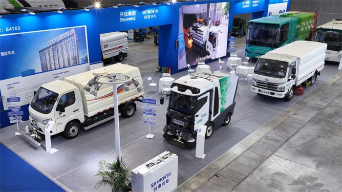 Rinne Skyworth Auto láithriú iontach ag an Wuhan Environmental Sláintíocht Expo, ag tabhairt isteach ré nua sláintíochta fuinnimh nua lena fheithicil 